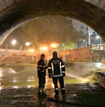 Акција за чистење на централното градско подрачје во Скопје