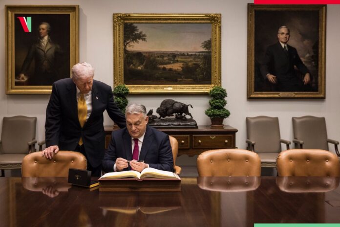 tramp i orban foto Fejsbuk Viktor Orban