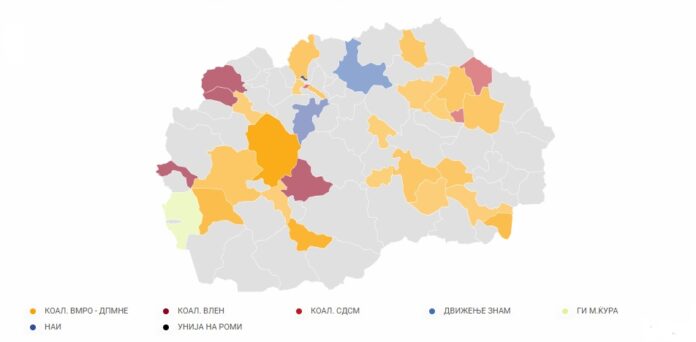 Vtor krug mapa na gradonacalnici
