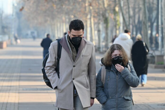 Zagadeno Skopje, magla