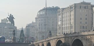 Zagadeno Skopje, magla