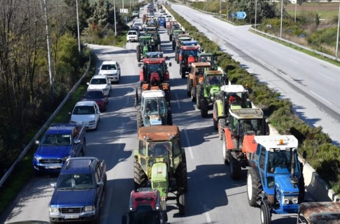 Blokada zemjodelski vozila