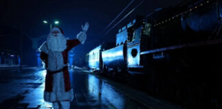 Новогодишната претстава „Дедо Мраз дојде со воз“ на Железничката станица во Скопје од 20 до 30 декември