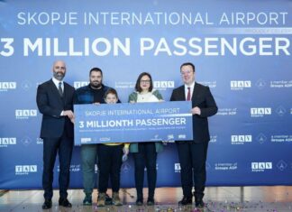 Скопскиот аеродром со три милиони патници, до крајот на годината се очекуваат 3,2 милиони
