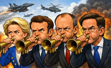 Дувањето во воени труби е политичко самоубиство за Европа!