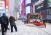 snow storm in the USA
