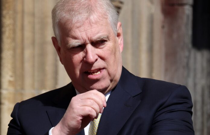 British royal family attends Easter service at Windsor British Prince Andrew