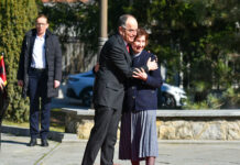 ФОТО: Силјановска-Давкова го пречека албанскиот претседател Бегај