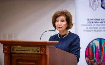 „Одливот на мозоци“ остава длабоки последици врз развојот на државата, пренесе Давкова Gordana Siljanovska Davkova