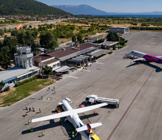 Се реконструира аеродромот во Охрид, ќе биде готов до крајот на мај