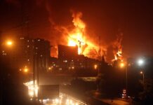 Eksplozii Iran, toksi;en dozd