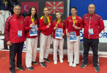 Бронзен медал за женскиот карате-тим на Македонија
