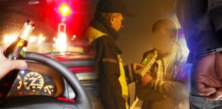 Пијан возач со 4,01 промили во Скопје удрил во две паркирани возила, приведен од полицијата