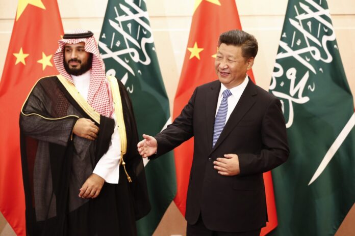 Xi Jinping and Mohammed bin Salman