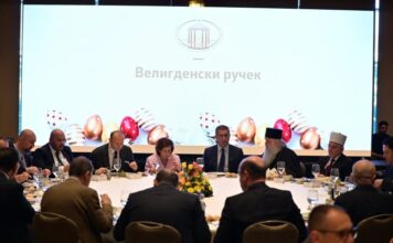 Мицкоски на велигденски ручек: Единството и човечноста се клуч за надминување на предизвиците