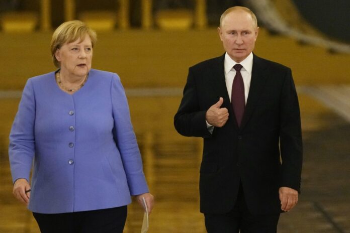 German Chancellor Angela Merkel visits Moscow Merkel - Putin