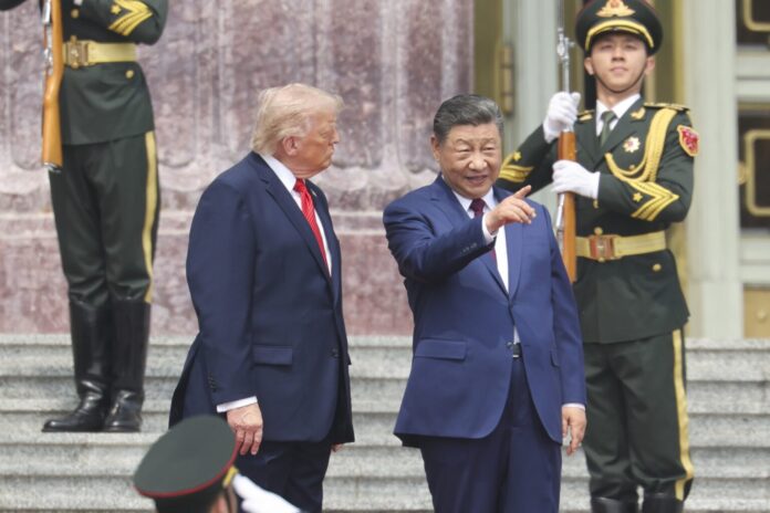 US President Donald Trump visits China Tramp Si Jiping