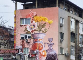 Битолски мурал на Бенита Стојмирова – ФОТОГРАФИЈА НА НЕДЕЛАТА