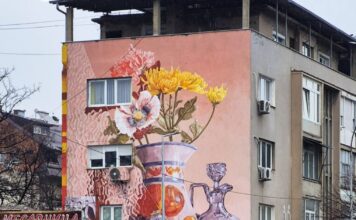 Битолски мурал на Бенита Стојмирова – ФОТОГРАФИЈА НА НЕДЕЛАТА