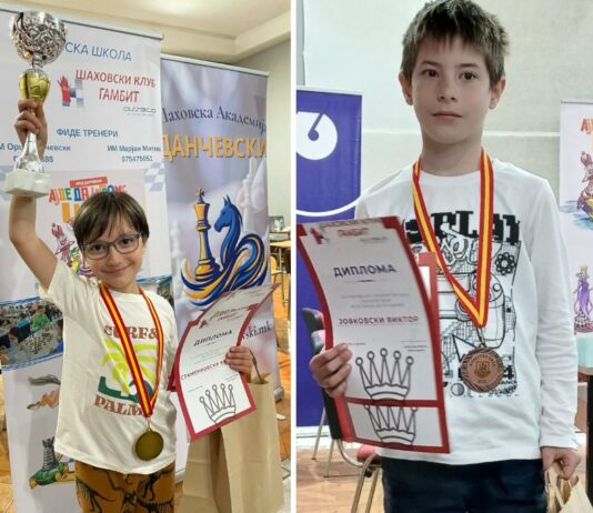 Најмладите ученици на ШК Алкалоид со нови медали