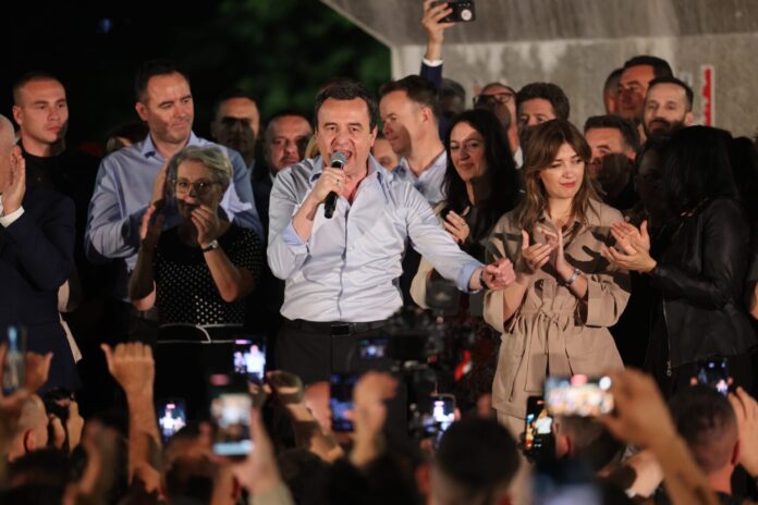 Early results of the Kosovan parliamentary election Kurti- izbori