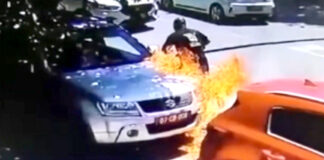 ОЈО: Скопјанец со бензин ги запалил возилата на Бугарската амбасада