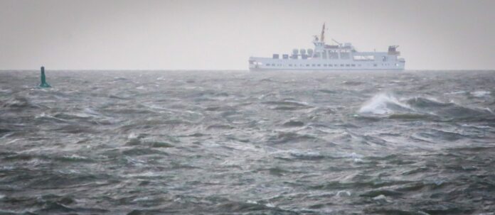 Stormy morning at Norderney island