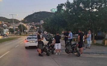 Санкционирани 55 возачи на мотоцикли и електрични тротинети, 6 лица уапсени за „безобѕирно управување” во Штип