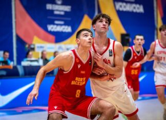 ФИБА го вброи Дамјан Данев меѓу 10 играчи на ЕП 2026 за јуниори