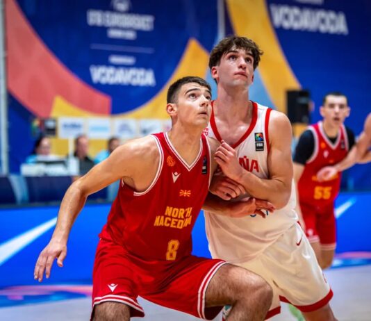 ФИБА го вброи Дамјан Данев меѓу 10 играчи на ЕП 2026 за јуниори