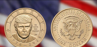 Започнува ковењето монета од еден долар со ликот на Трамп
