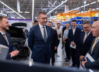 Фабриката Кромберг и Шуберт во Битола беше домаќин на работна посета на премиерот Христијан Мицкоски