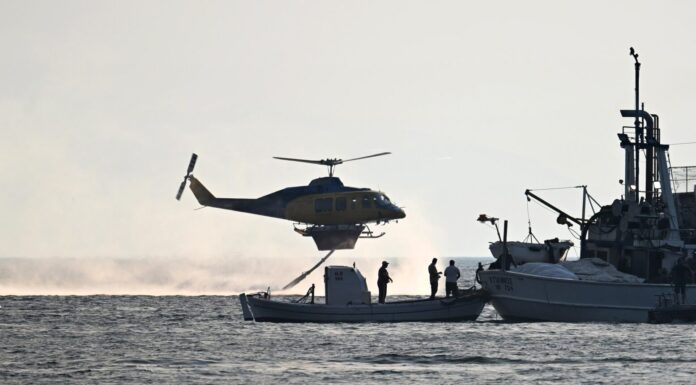446 лица евакуирани по морски пат поради големиот пожар на Халкидики