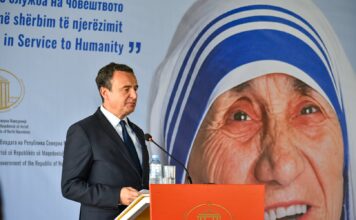 Одбележана 116-годишнината од раѓањето на Мајка Тереза во Скопје