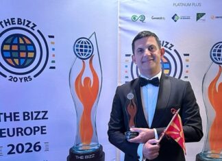 Д-р Небојша Баткоски прогласен за WORLD BUSINESS LEADER на THE BIZZ Awards 2026