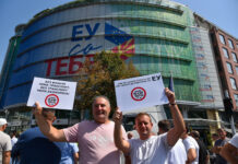 Превозниците протестираа пред Делегацијата на ЕУ во Скопје, бараат решение за престојот во Шенген