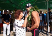 ФОТО: Силјановска Давкова ги додели наградите на победниците на 39. Охридски пливачки маратон