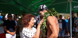 ФОТО: Силјановска Давкова ги додели наградите на победниците на 39. Охридски пливачки маратон