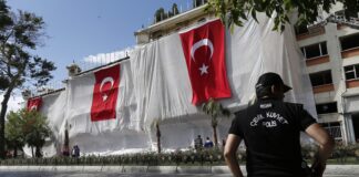 a police officer in Turkey