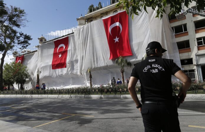 Istanbul a police officer in Turkey