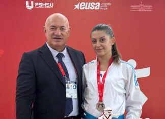 Сребро за каратистката Јована Мицовска
