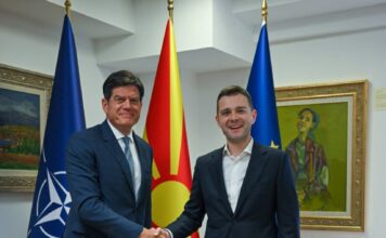 Средба Муцунски-Рокас: Европската интеграција, реформската агенда и Планот за раст во фокусот на средбата