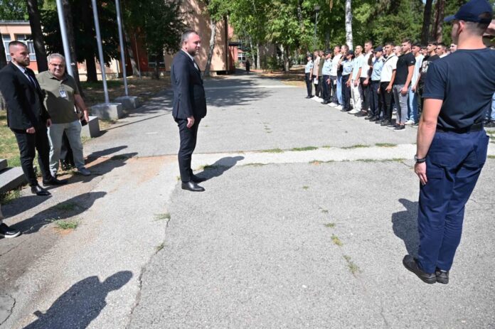 toskovski vo novoto policisko uciliste - foto MVR
