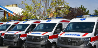 Возниот парк на Итната помош обвовен со 100 нови амбулантни возила