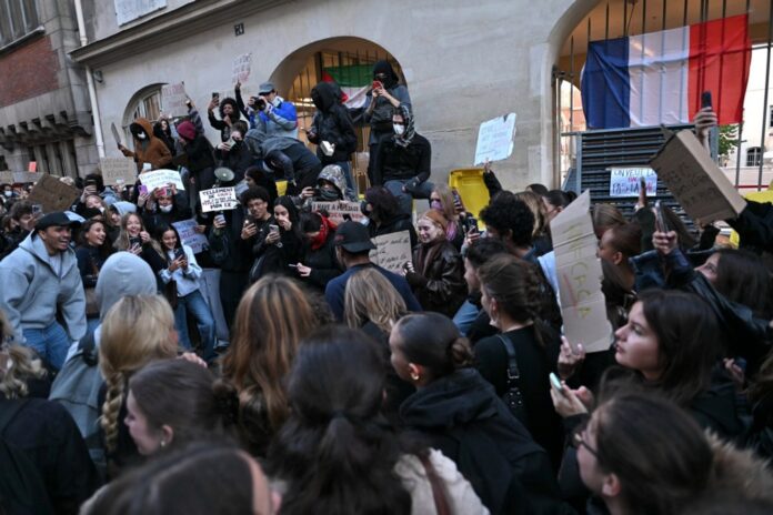 Student protests over school conditions spread across France