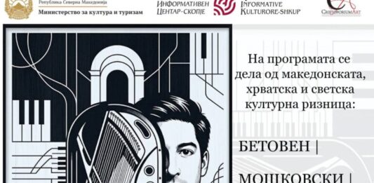 Концерт на пијанистите Данијел Гашпаровиќ и Дино Имери во Салон 19:19