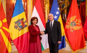 Силјановска Давкова на средби со македонската дијаспора во Унгарија