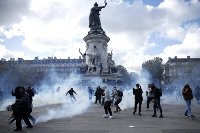 Nationwide protest against the high cost of living in France