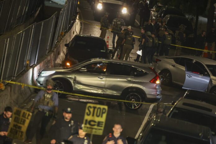 Clashes after ICE shoots man in New York