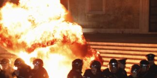 Тирана повторно како безбедносен вулкан